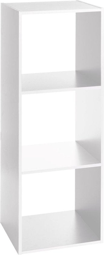 Five Simply Smart Boekenkast 3 Vakken - 34,4 x 32 x 100,5cm - Wit