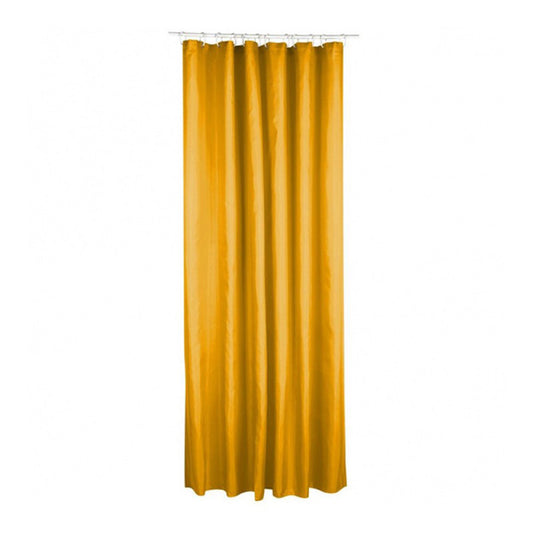 Atmosphera shower curtain jaune - 180 x 200 Cm - With 12 rings included - Polyester - Yellow