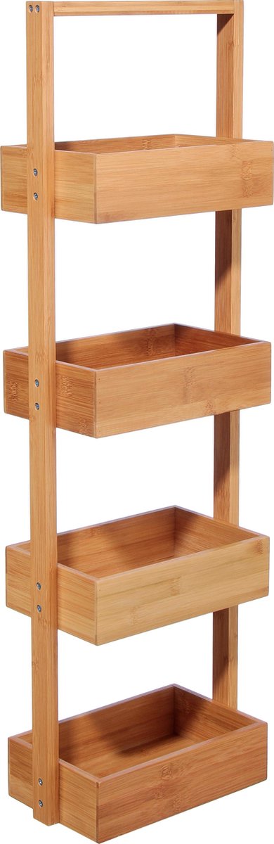 Atmosphera Pantry - Bamboo - 4 Shelves