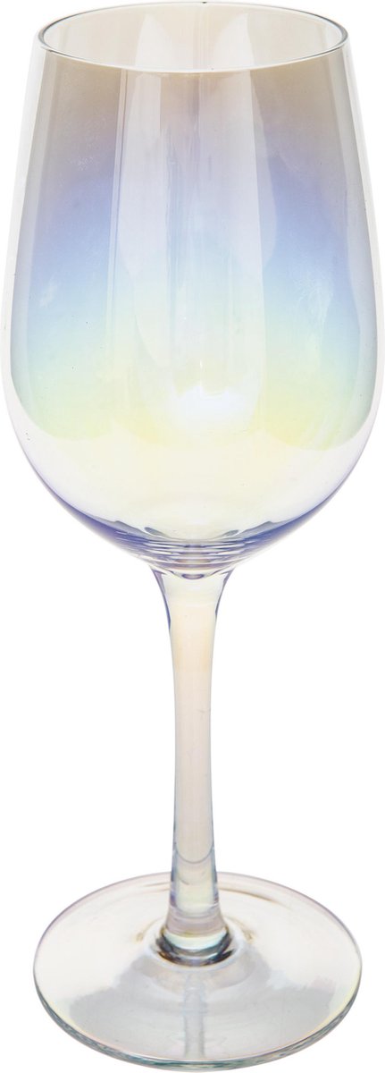 Secret de gourmet Iridescent Wine Glasses set of 6 - Fantasy - Rainbow colored