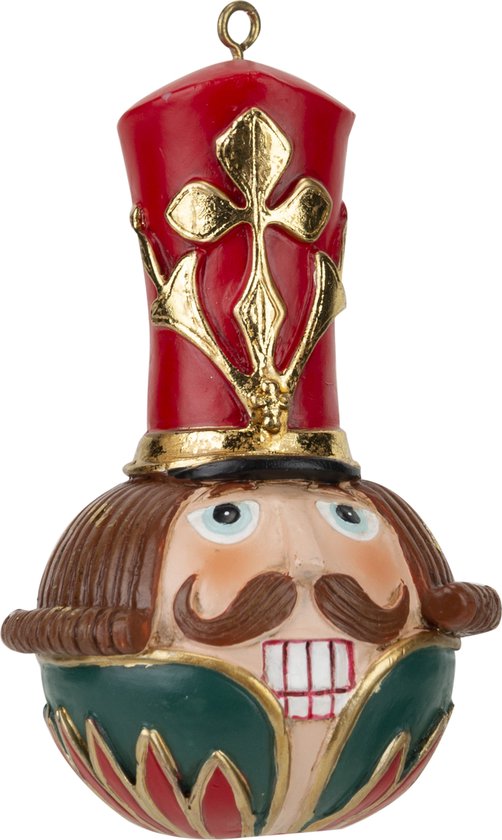 Christmas ball Nutcracker - Christmas pendant - Multi - 5.5 x 5.5 x H10 cm - 4 pieces