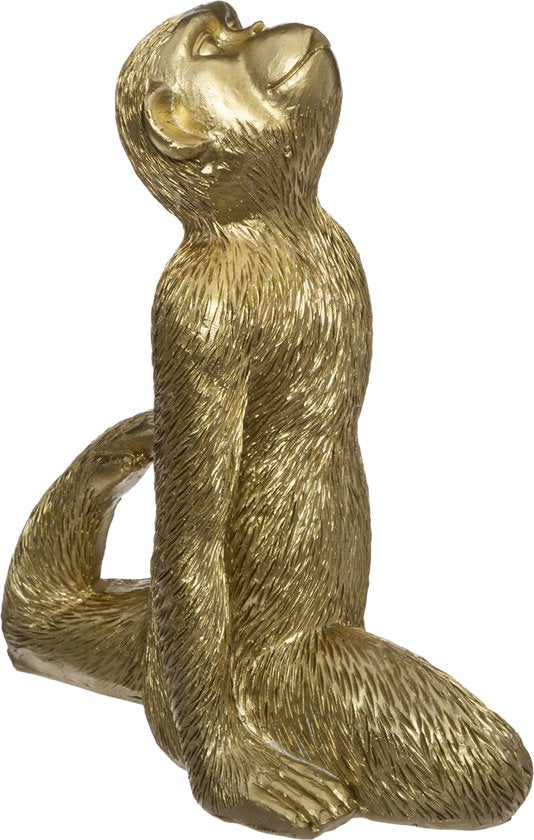 GOLDEN MONKEY YOGA figurines - large model - 17 cm high - ass. 3