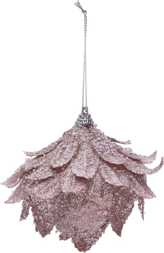 Kerst - Kerstballen - Set van 6 - Hangdecoratie - Glitter - 8cm