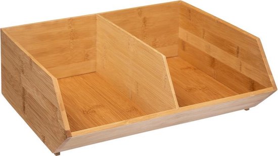 5Five Plateau empilable en bambou A - 17,5x15,5x12,5cm - Bois