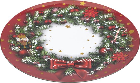 Set de table Noël lot de 2 - Dessous de verre - Décoration de Noël - Set de table - Dia 33 cm