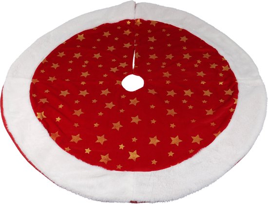 Christmas - Christmas tree cloth - 90cm - Red - Christmas decoration - Cloth