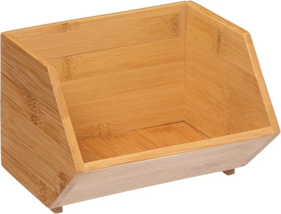 5Five Plateau empilable en bambou A - 17,5x15,5x12,5cm - Bois