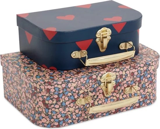 Valises Konges Slojd - Lot de 2 - Jardin d'hiver/Amour