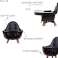 Childhome 2-in-1 Kinderstoel met bumper Evolu 2 naturel/zwart