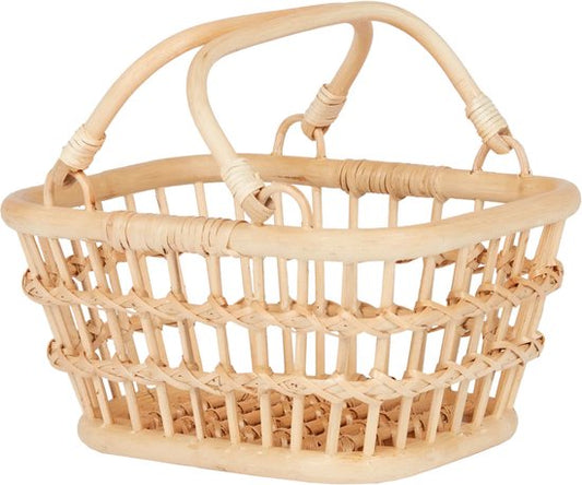 Olli Ella - Rattan basket - Tarry - Wheat - Play basket - 32x28cm