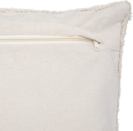 Coussin décoratif Atmosphera Palmier - Coton tufté - 45 x 45 cm - Coussin - Housse déhoussable