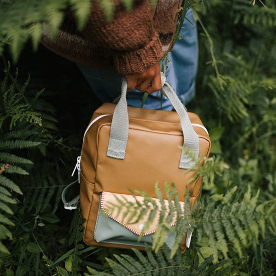 Sticky Lemon Backpack/Boekentas Small - Meadows | Envelope | Khaki Green