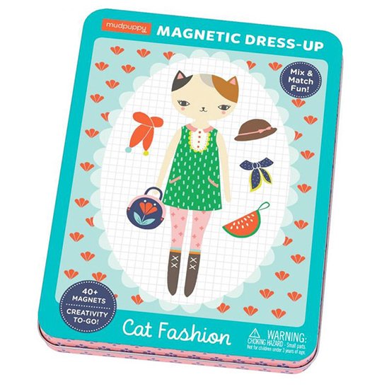 Cat Fashion Magnetic Figures