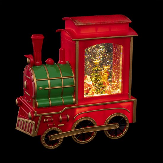 Christmas decoration Water train - H22 cm - 2 LED - Battery operated