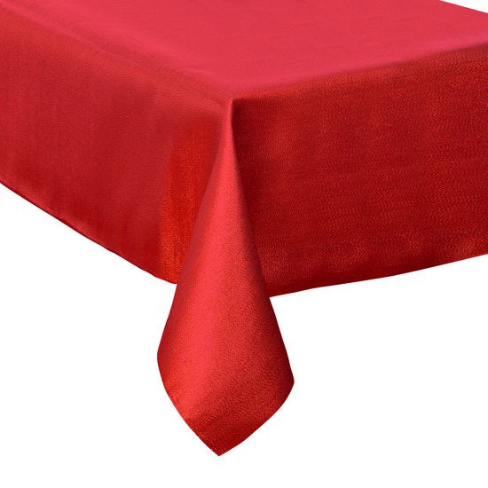 Tafelkleed - Rood - Tafelblad - 140x360cm - Spark - Tafelkleding - Tafellaken