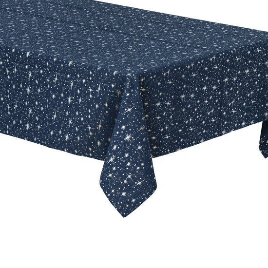 Tablecloth - Dark blue - Table top - 140x360cm - Silver Galaxy - Tablecloths - Tablecloth