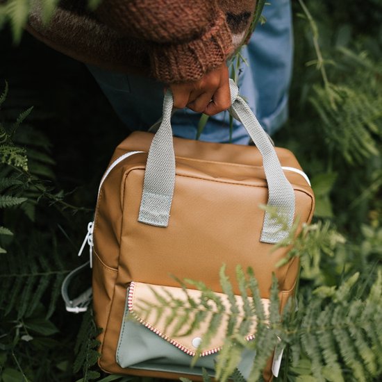 Sticky Lemon Backpack/Boekentas Small - Meadows | Envelope | Khaki Green