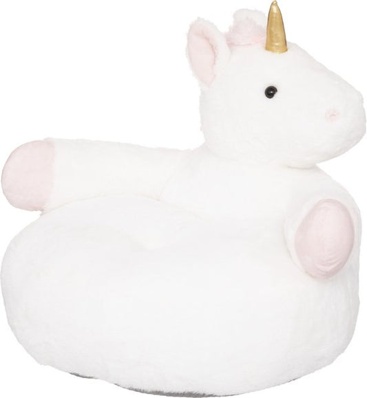 Atmosphera Kids Fauteuil Enfant Licorne 48x42x45cm - Blanc