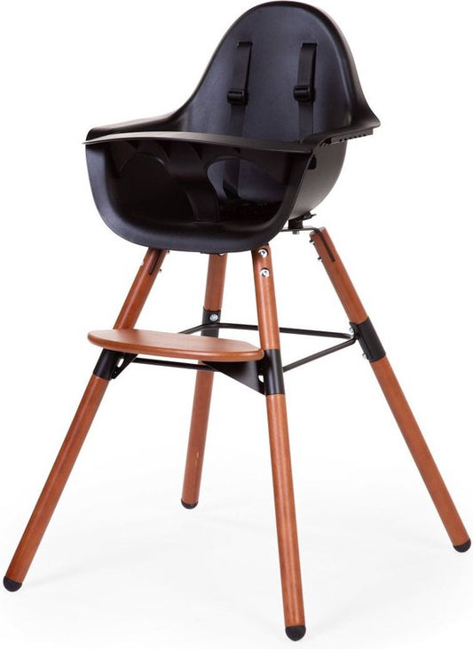 Childhome 2-in-1 Highchair with bumper Evolu 2 natural/black