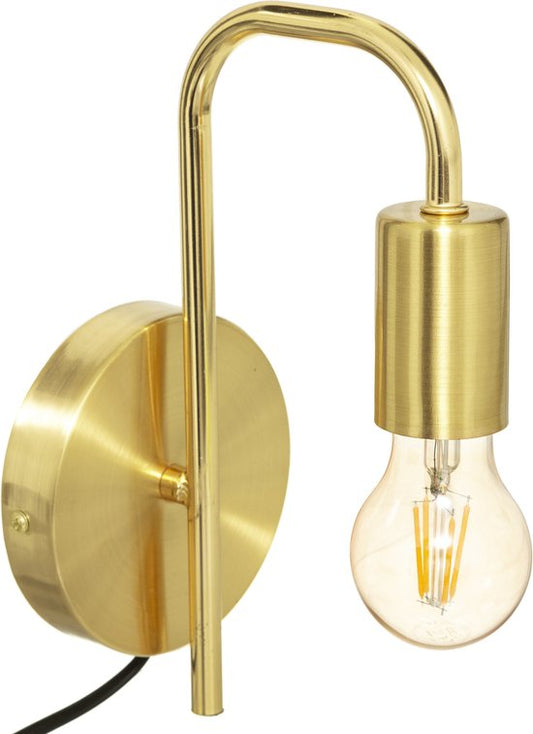 Atmosphera Wall Lamp - Lamp - Gold and Metal - H25cm