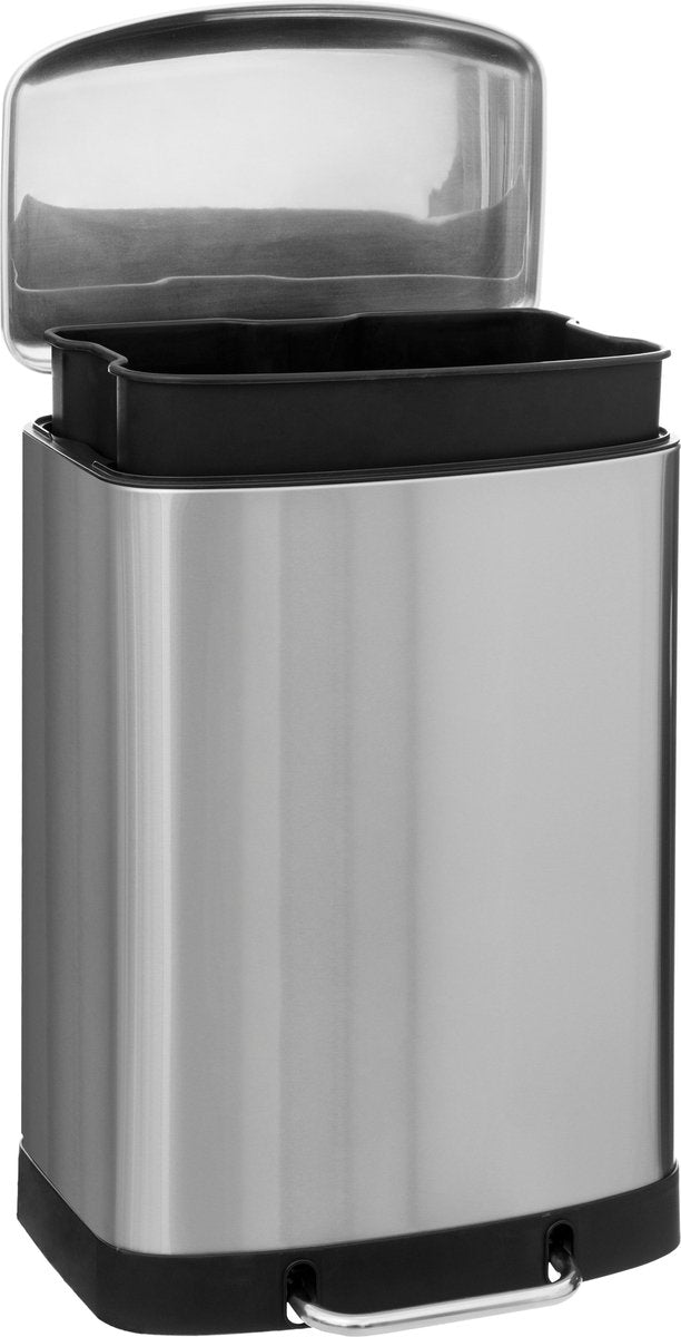 5Five Afvalemmer Ariane - Metaal 50L - Inox