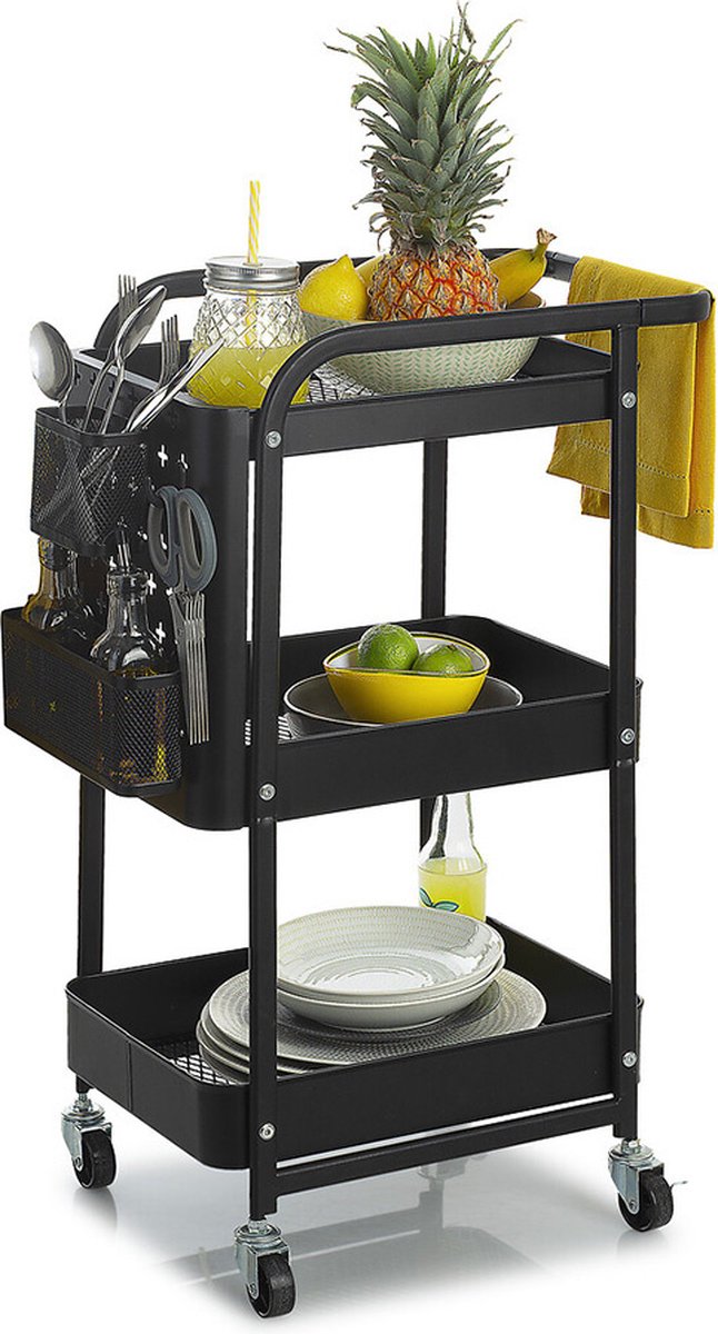 5Five Kitchen trolley black accessories Black - Main Image