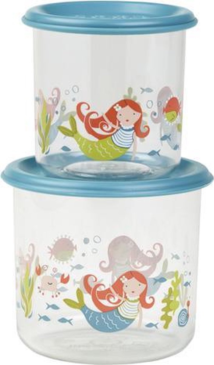 Sugarbooger - Lunch Snack Containers Large - Isla The Mermaid