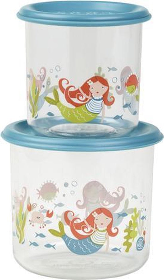 SugarBooger Lunch Snack Containers Large - Isla The Mermaid