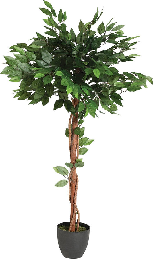 Atmosphera Artificial Plant - Plant - Ficus - With Pot - H130cm