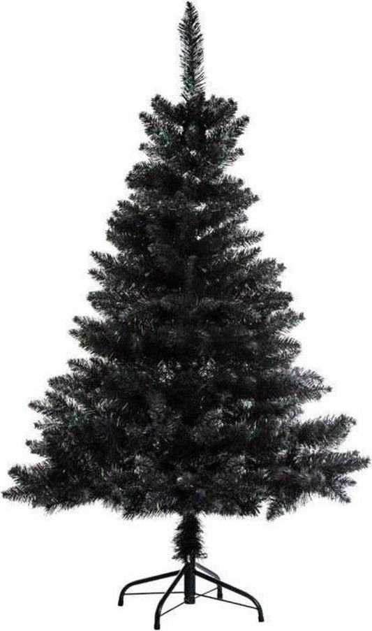 Black artificial Christmas tree Premium quality - H 150 cm - Blooming collection - Christmas tree