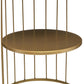 Atmosphera Kobu design bijzettafel goud - Tafel - Salontafel - L. 36 x B. 36 x H. 52 cm