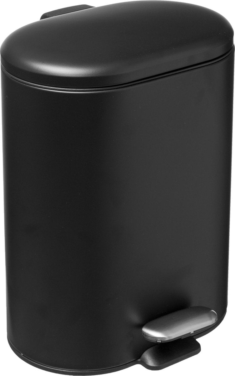 5Five Afvalemmer Soft case 6L - Zwart