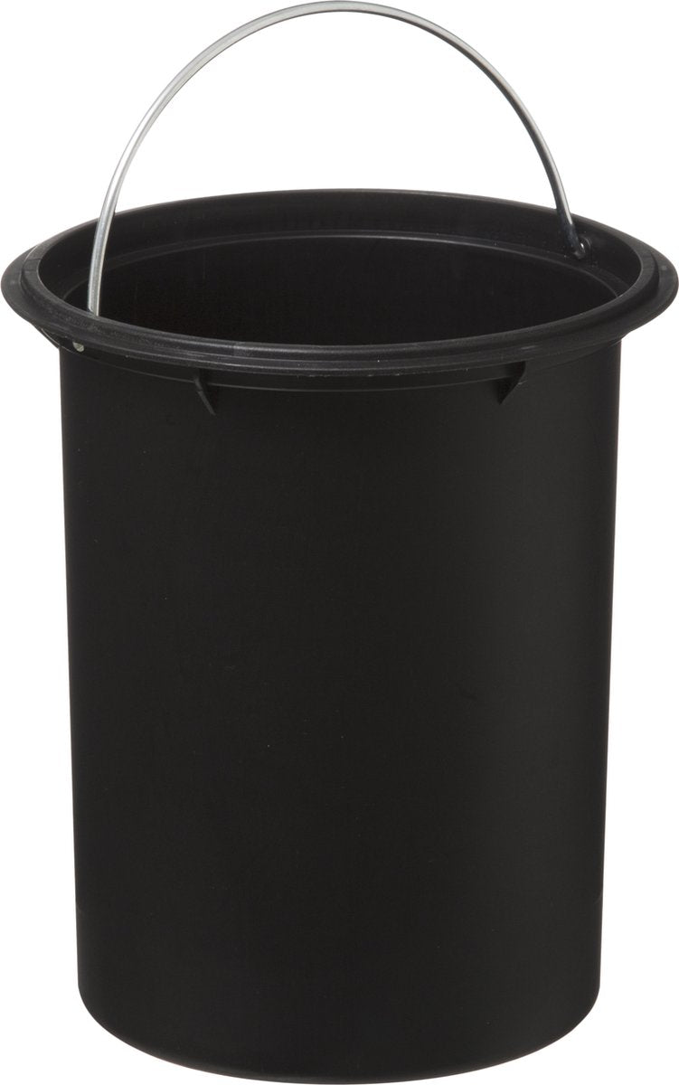 5Five Stylish &amp; Compact Waste Bin 3L with Bamboo Lid - Soft Close - Mustard