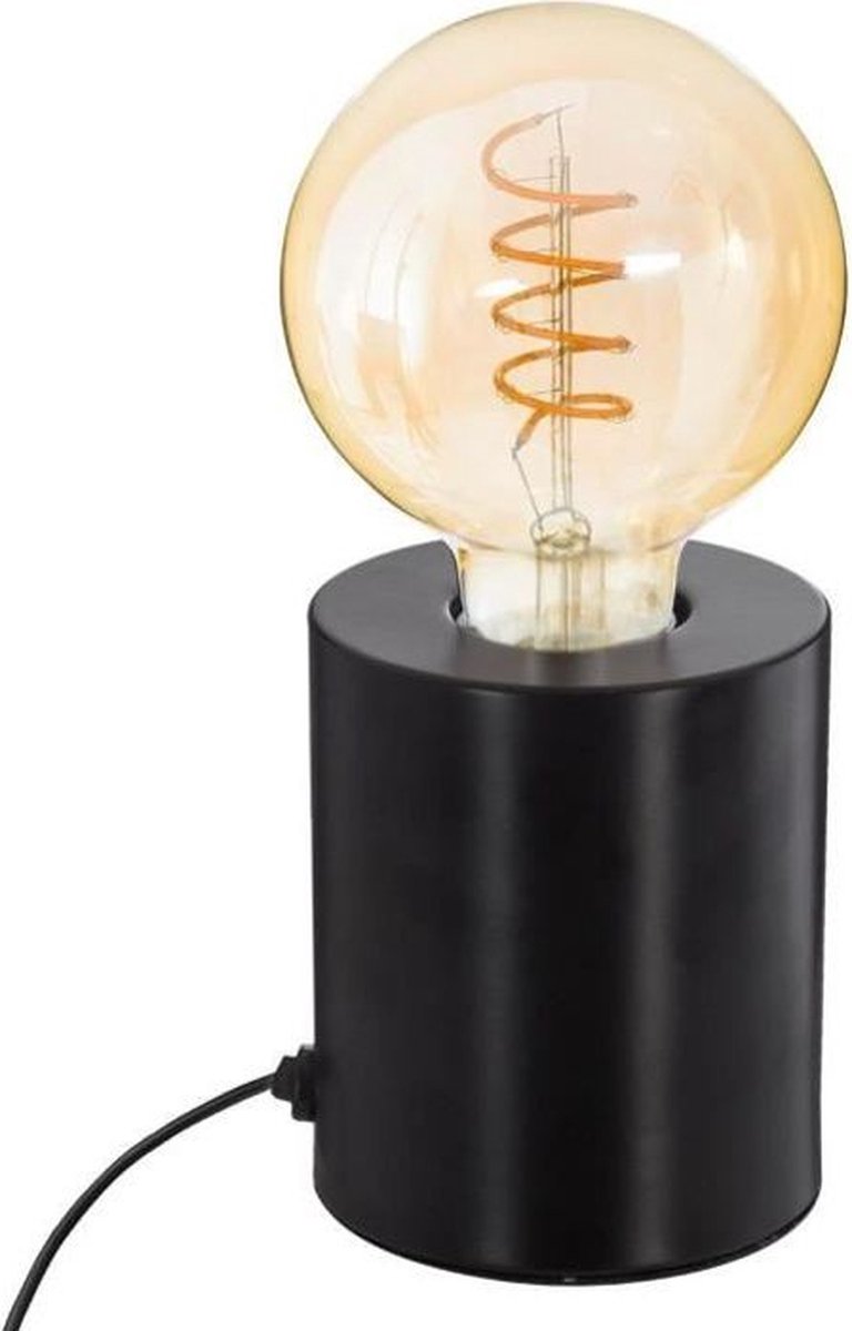 Design Tafellamp Zwart  - Diameter 9 x hoogte 10,5 cm -