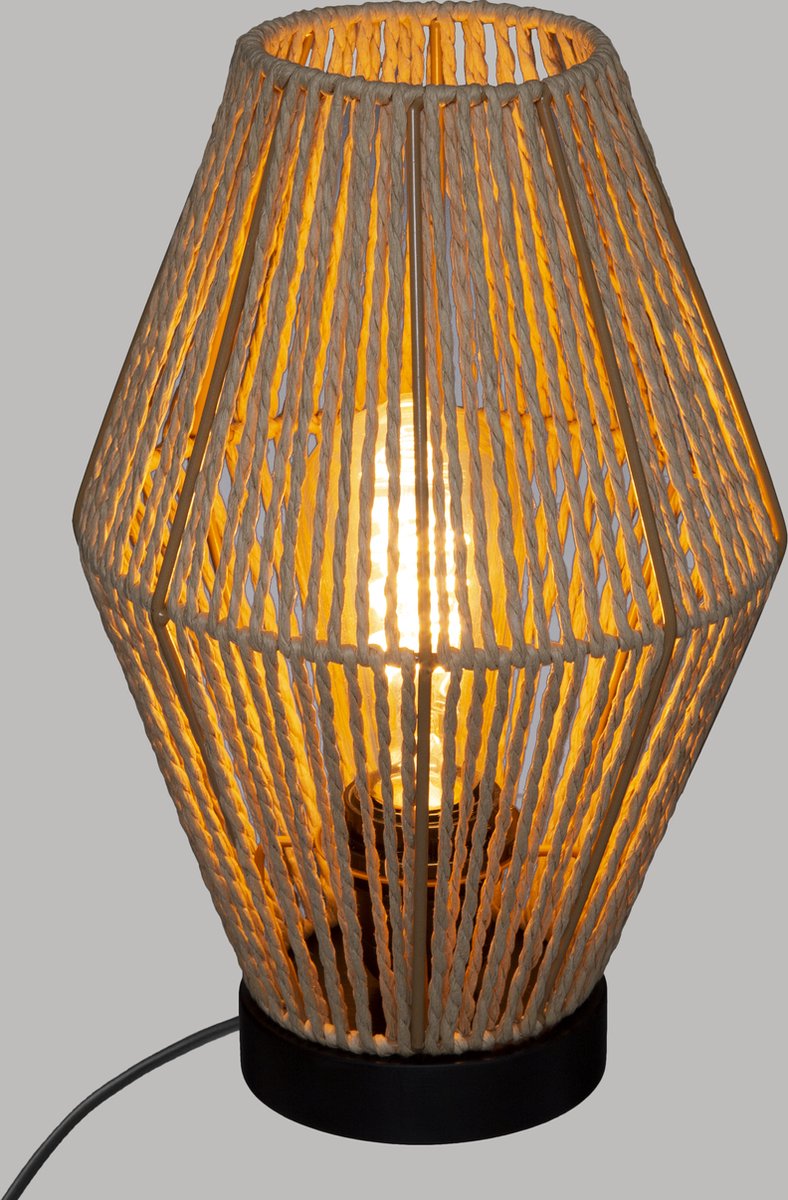 Aiisa Staande lamp Natuur H 32 cm - Tafellamp - beaubybo
