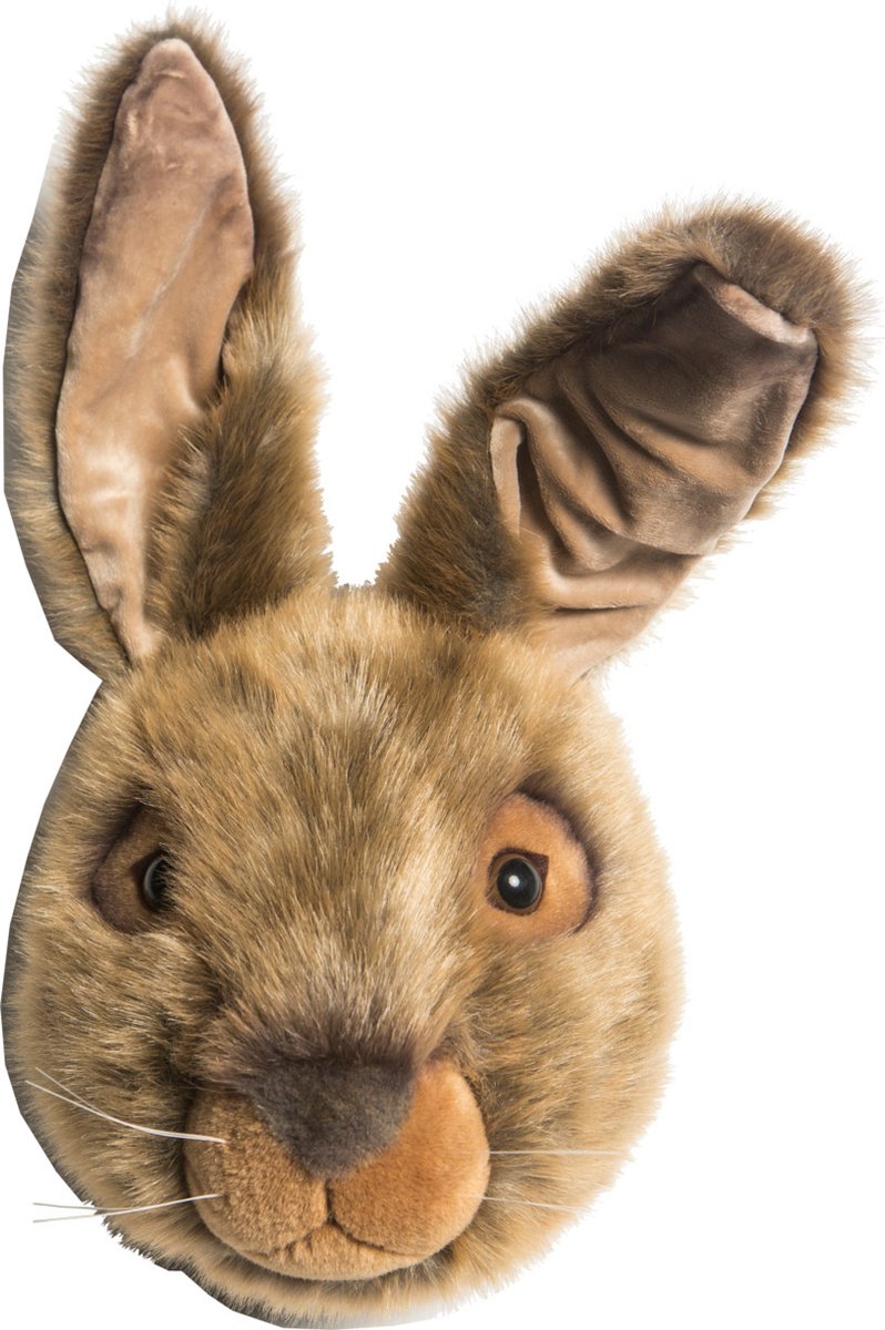 Wild &amp; Soft Lewis animal head plush wall decoration - Hare