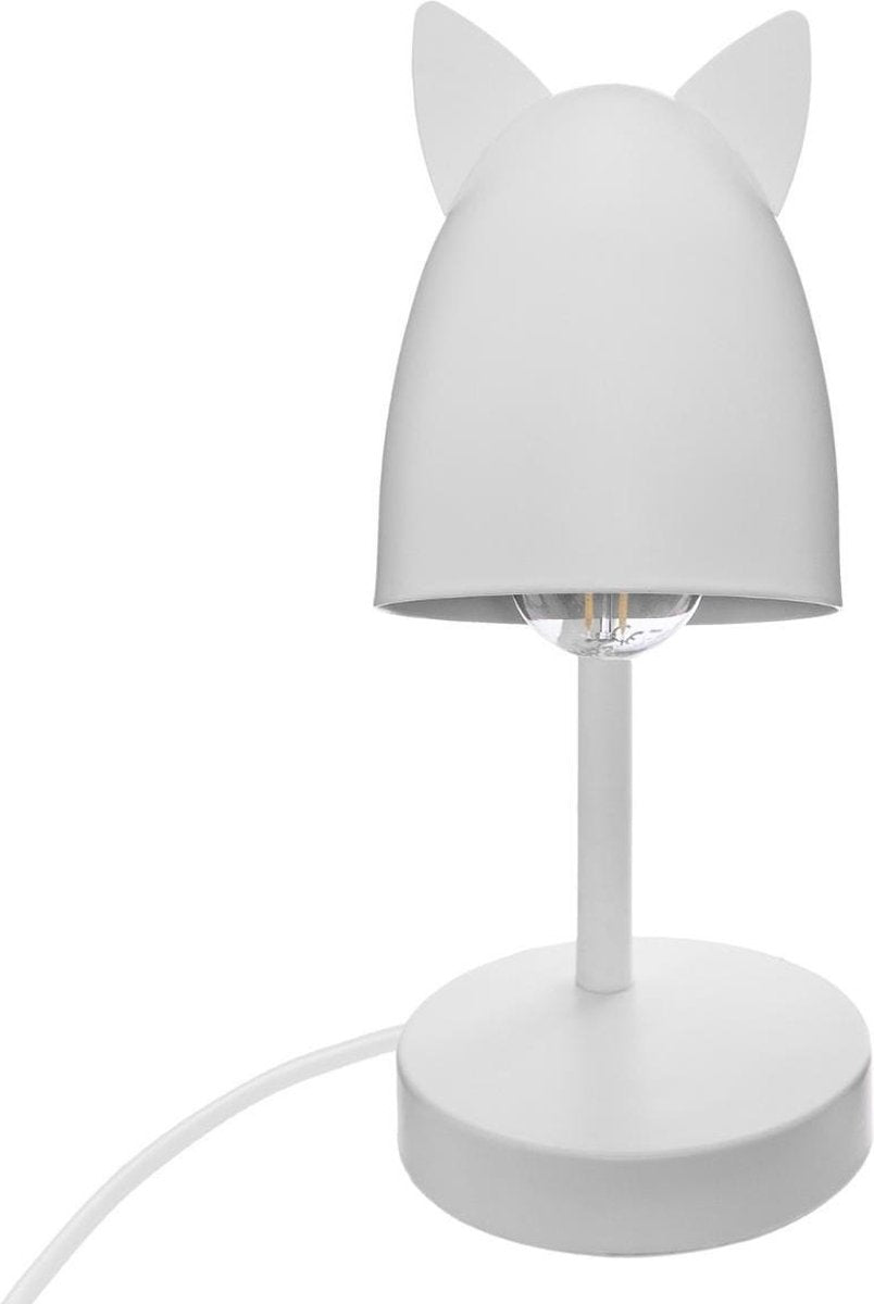 Bureaulamp met oortjes - Wit