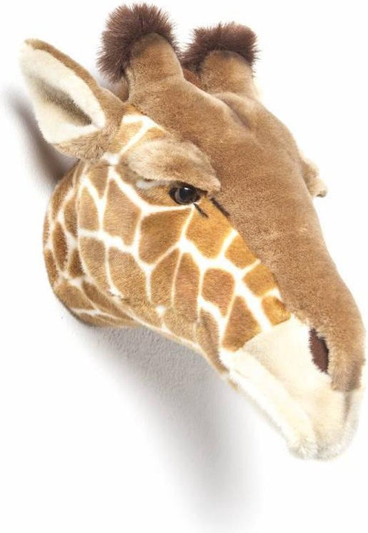 Décoration murale en peluche tête d'animal Wild &amp; Soft Bibib - Girafe