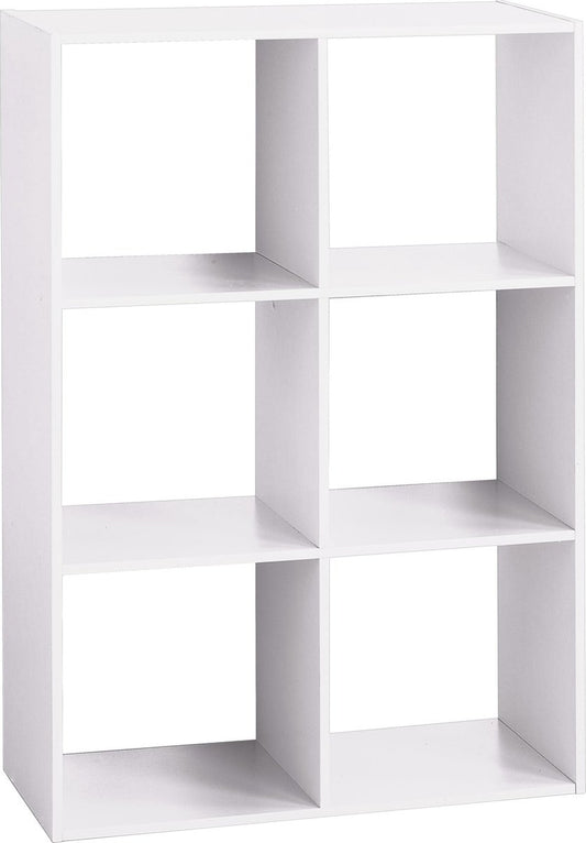 5Five Boekenkast 6-Vaks 67,6x32x100,5cm - Wit