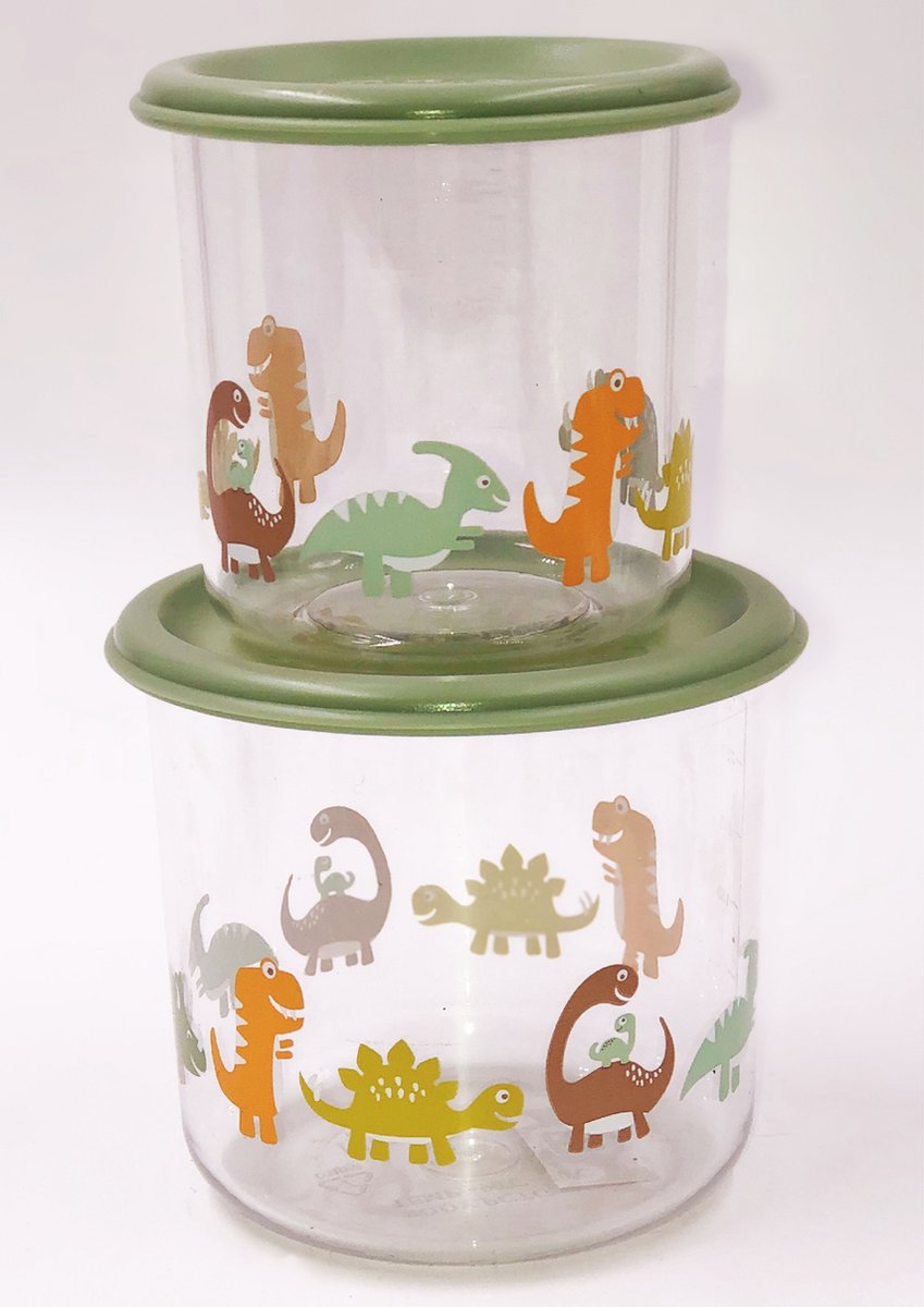 Sugarbooger - Lunch Snack Containers Large - Baby dinosaur