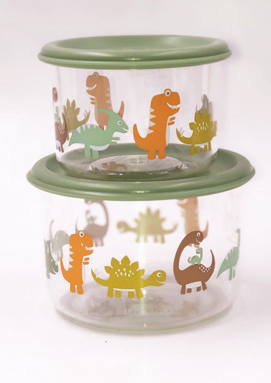 SugarBooger Lunch Snack Containers - Bébé Dinosaure - Boîtes à collations