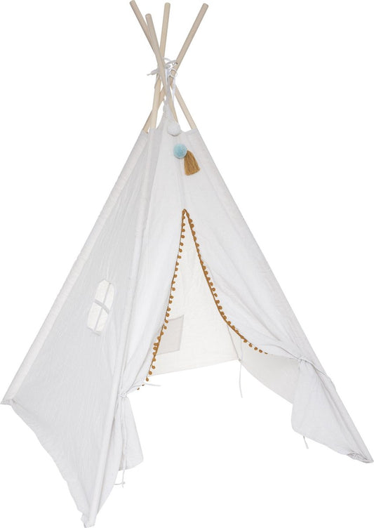 Atmosphera Kids Kinder-tipi wapi Linnen beige - Speeltent - H160 cm -