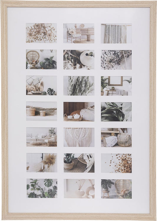 Cadre Photo Atmosphera - Beige - 21 Photos - Cadre - 70x102cm