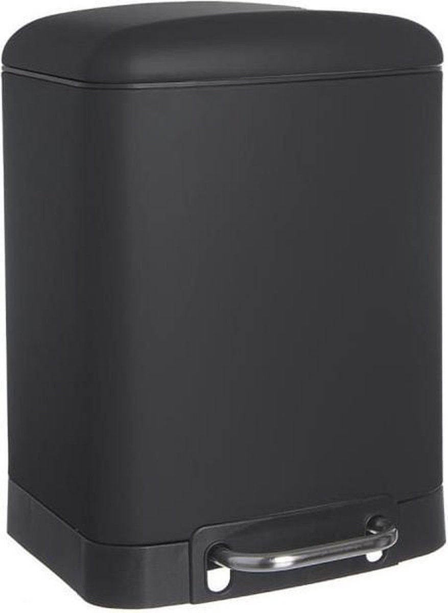 5Five Waste Bin Ariane - Metal 6L - Black