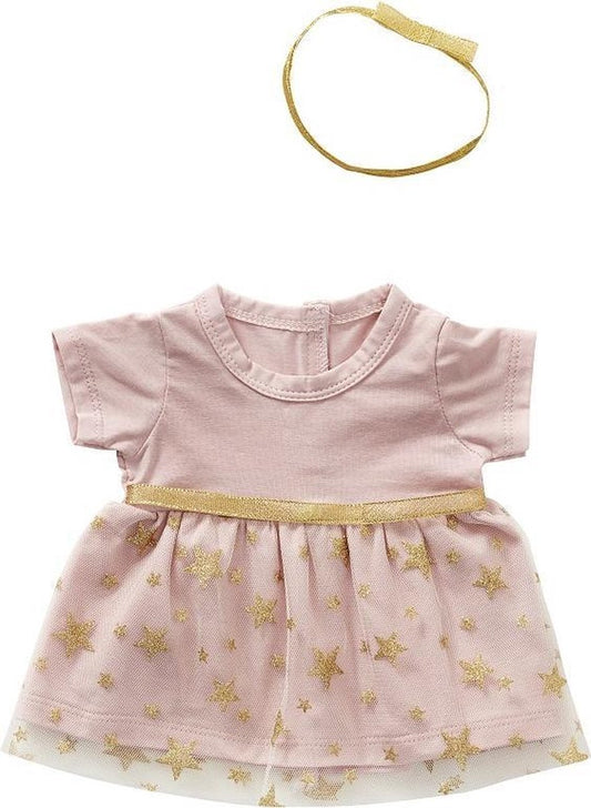 Robe de poupée Byastrup Tutu avec bandeau pour cheveux 45 cm rose