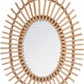 Atmosphera mirror rattan oval - Wall mirror - 43 x 58 cm