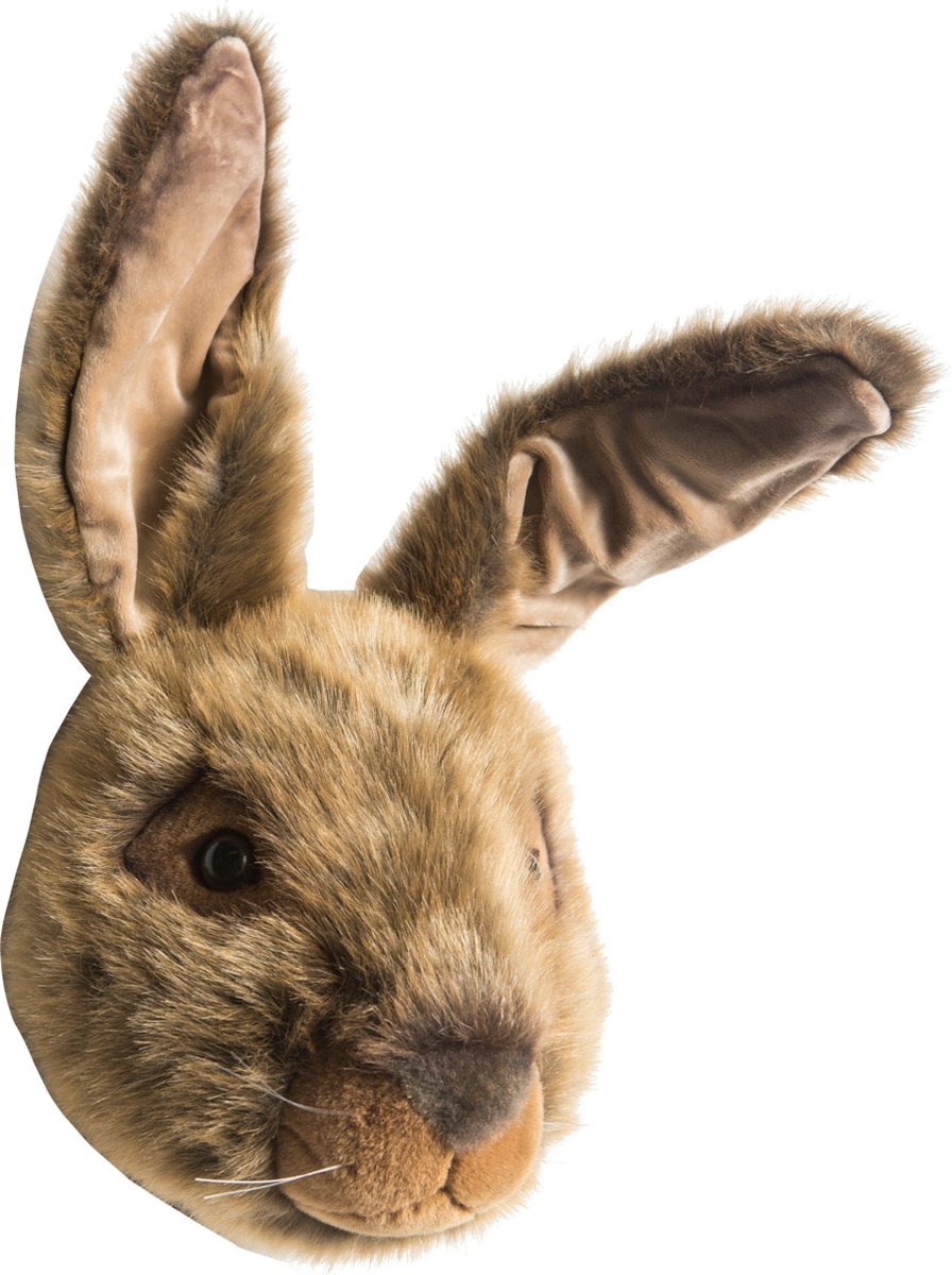 Wild &amp; Soft Lewis animal head plush wall decoration - Hare