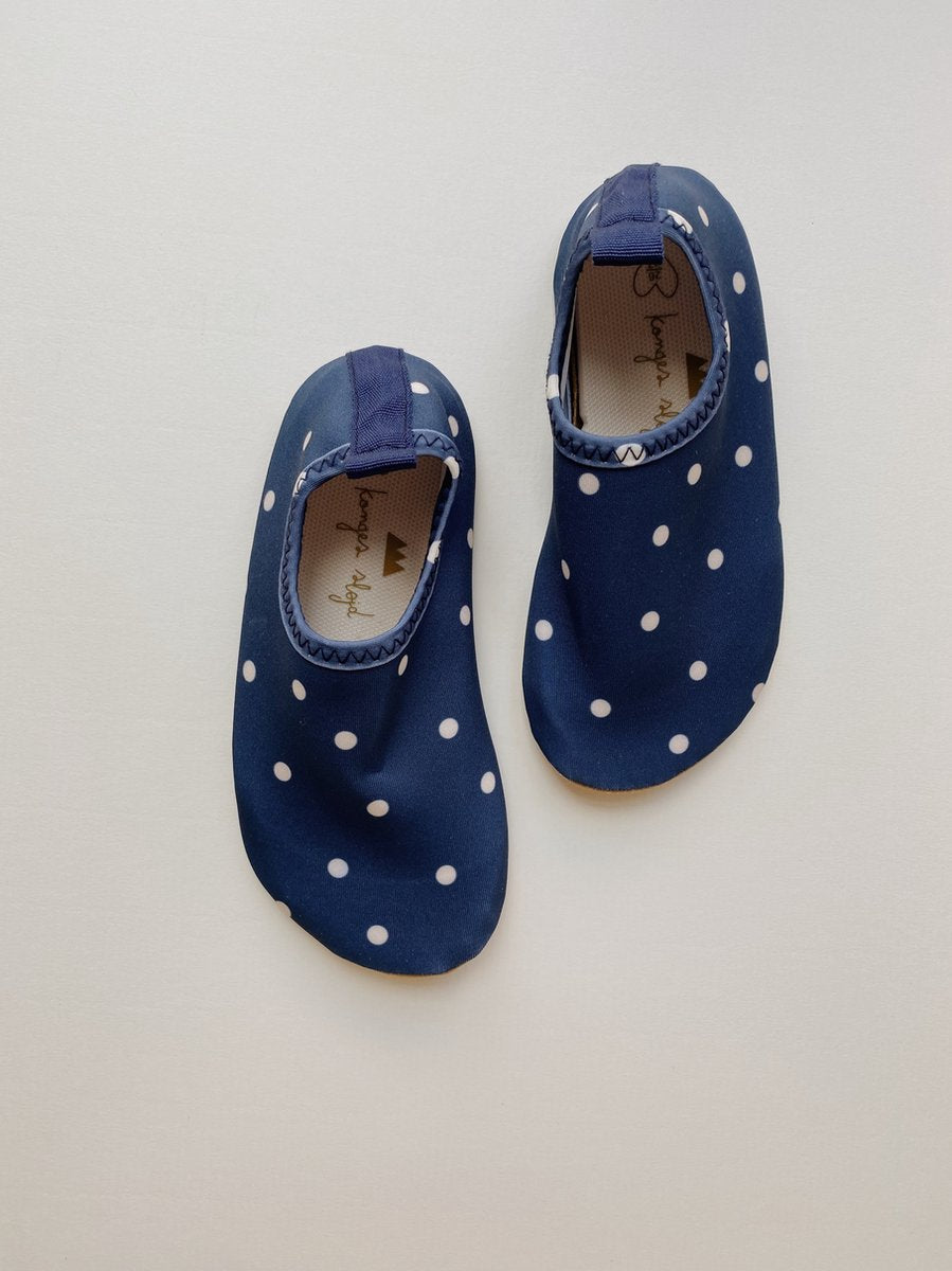Konges Sløjd - Kelly Blue Dot Swim Shoes - Zwemschoenen  / Turnpantoffel  - Zwemslof - Waterschoen - Anti-slip
