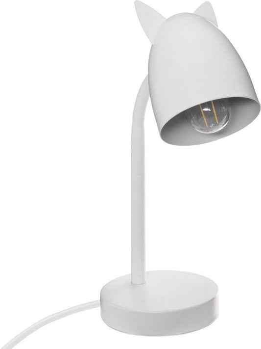 Bureaulamp met oortjes - Wit