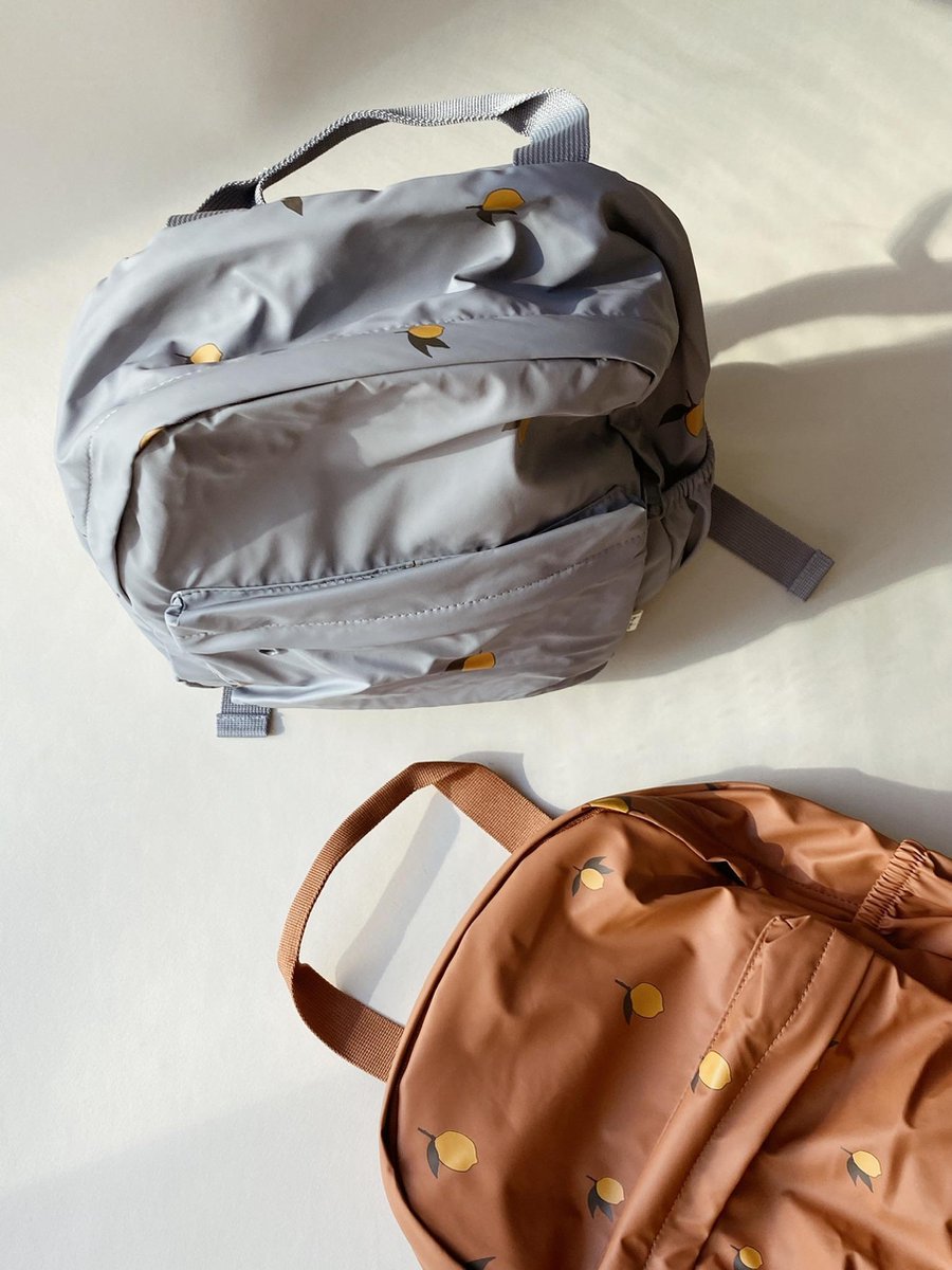 Konges Sløjd Rain Kids Backpack Junior Lemon French - Rugzak